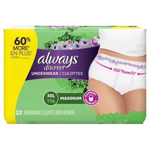 Always Discreet Incontinence Underwear XXL